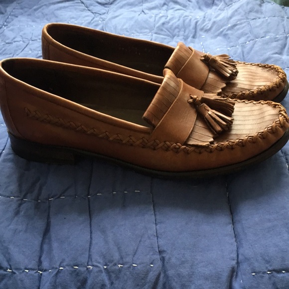 Cole Haan Men’s 8 1/2B Tassel Loafers - Picture 2 of 9